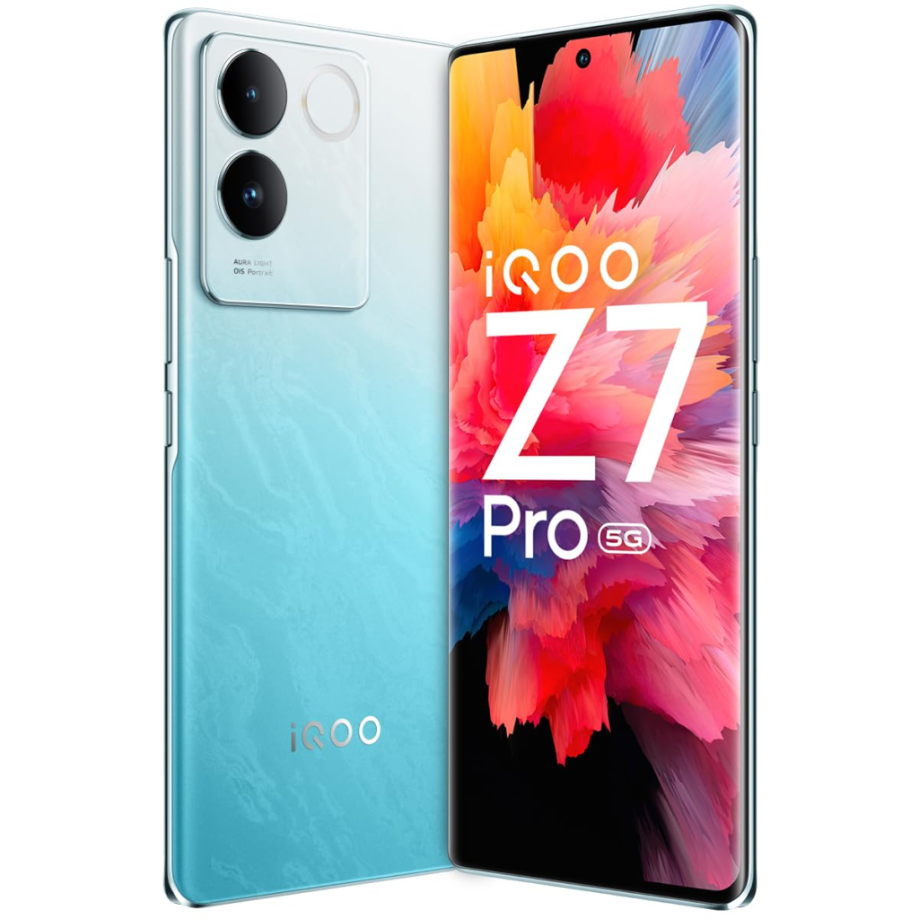 IQOO Z7 Pro 5G (Blue Lagoon, 8GB RAM, 256GB Storage) Best mobile under25000