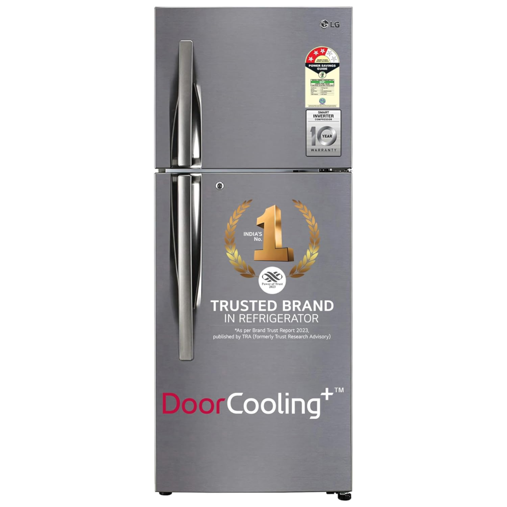 LG 242 L 3 Star Smart Inverter Frost-Free Double Door Best Refrigerator in 2024