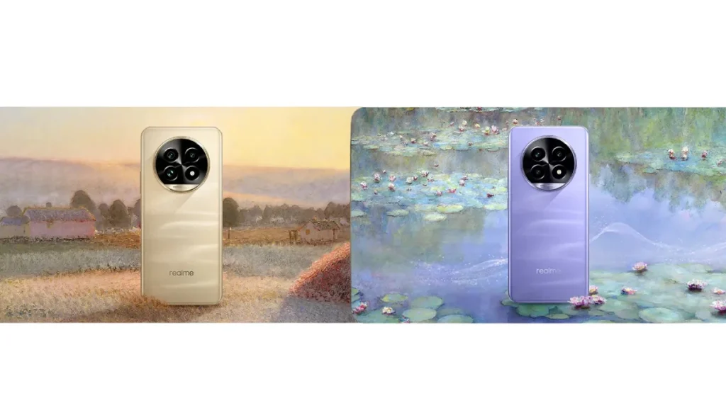 Design and Colour variant of realme 13 series